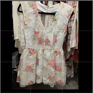 Floral mini dress